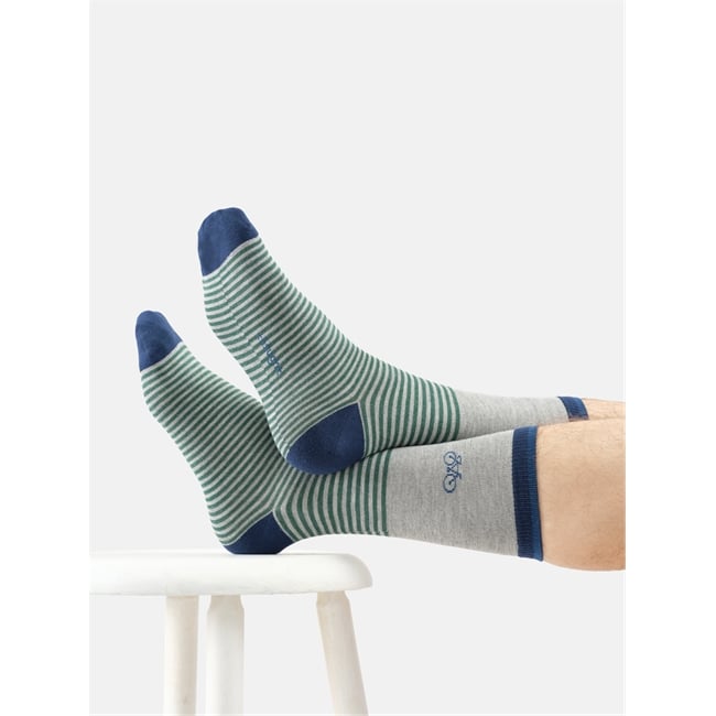 Bike Stripe bamboo socks