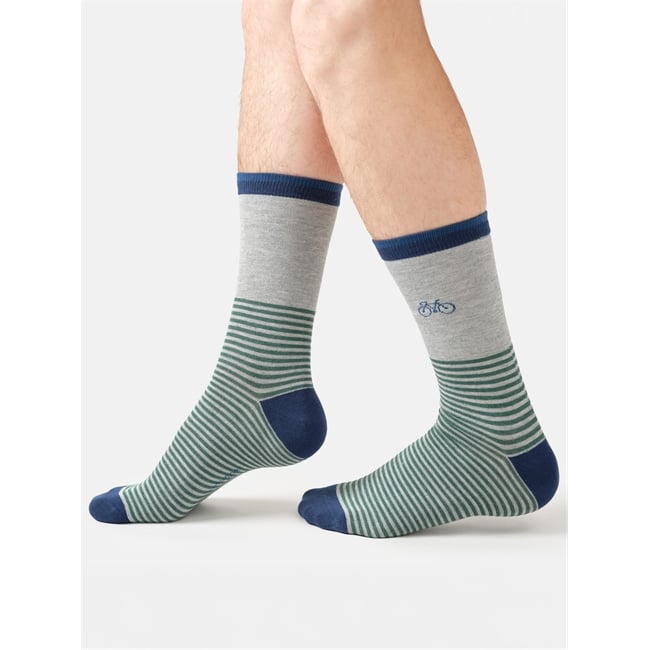 Bike Stripe bamboo socks
