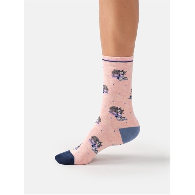 Clever Cat Bamboo crew socks