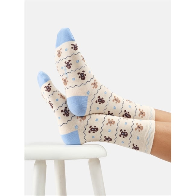 Gingerbread person socks
