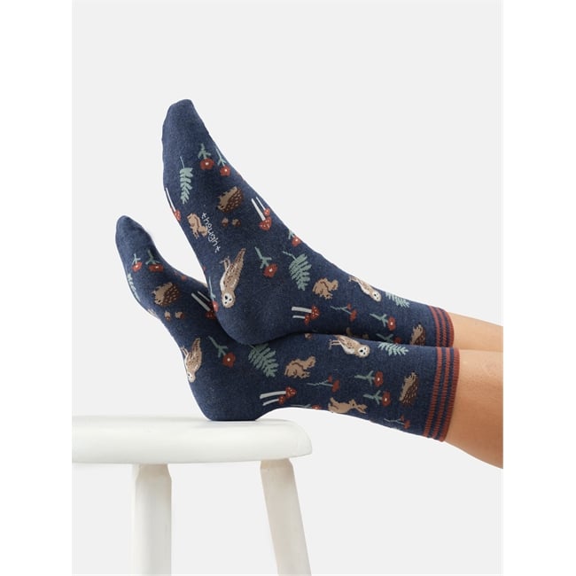 Woodland Tales bamboo crew socks