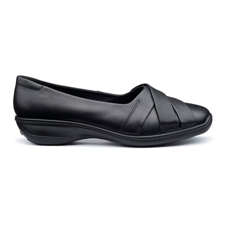 Black Women's Classic Slip-On Shoes Evelyn Shoes Hotter US - Main Image