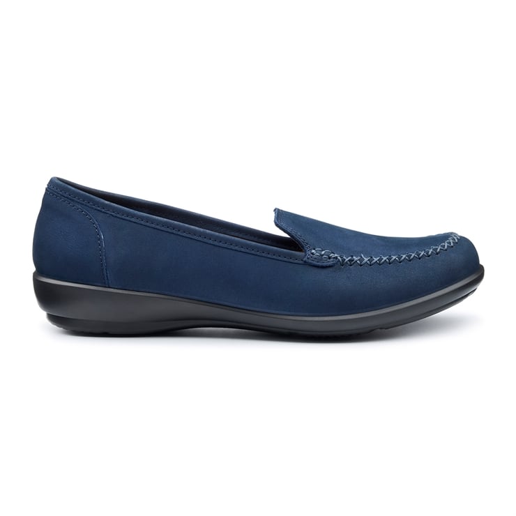 French Navy | Women's Classic Moccasin | Jazz Shoes | Hotter UK