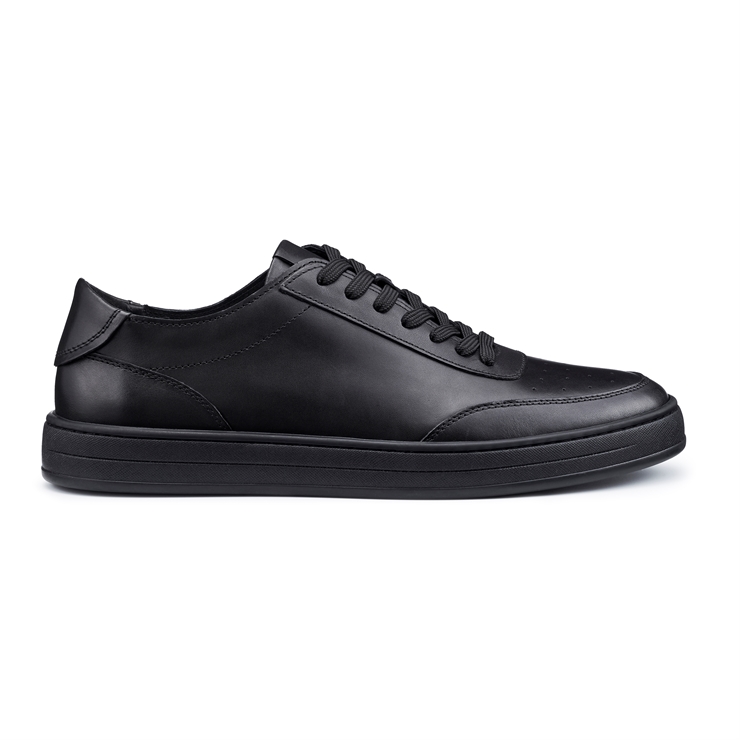 Black Men's Breathable Smart Casual Trainer Lewis Shoes