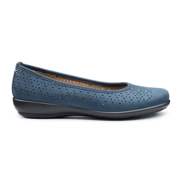 フラットシューズ HEUGYANG Harmony Velour Flats Navy TT09976 DANSA - Pleated-Toe Mary Jane Pump – Hereu Studio
