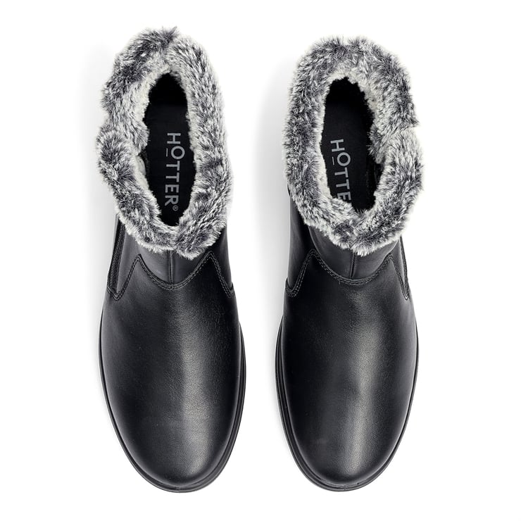sachin and babi light blue dress Real Leather Waterproof Winter Fur Boots — Obiono