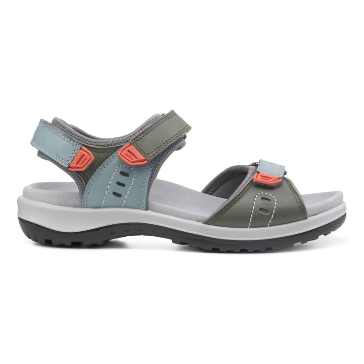 Khaki Multi Women's Walking Sandals Walk II Sandals Hotter UK