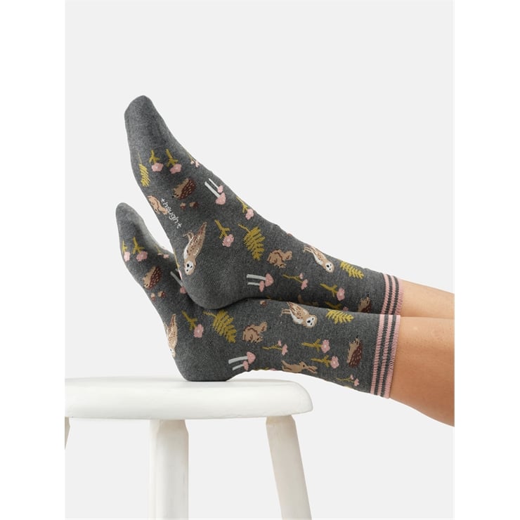 Woodland Tales bamboo crew socks
