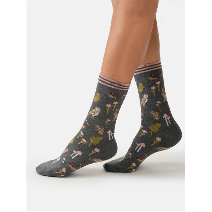 Woodland Tales bamboo crew socks