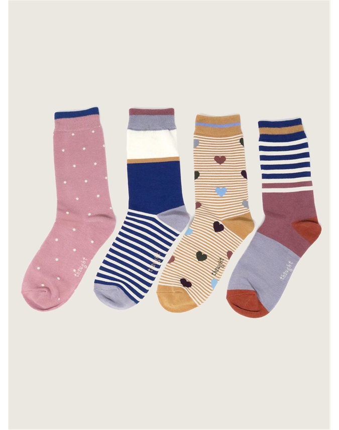 Multi | Spot & Stripe Socks |Hotter UK