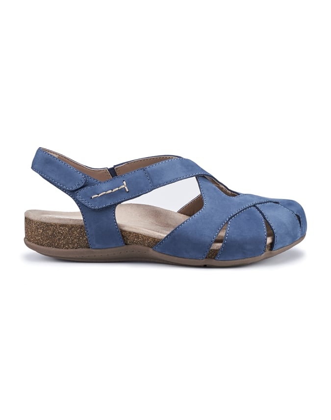 Hotter Extra Wide EE Touch Strap Fastening Sandal - Womens from