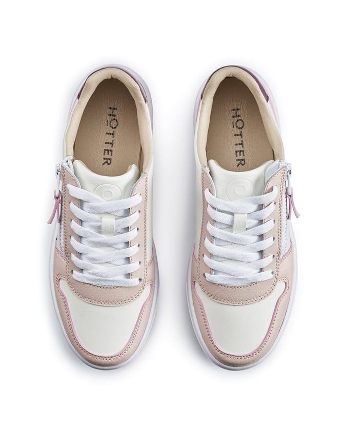 Ivory / Blush | Galaxy Sneakers | Hotter US