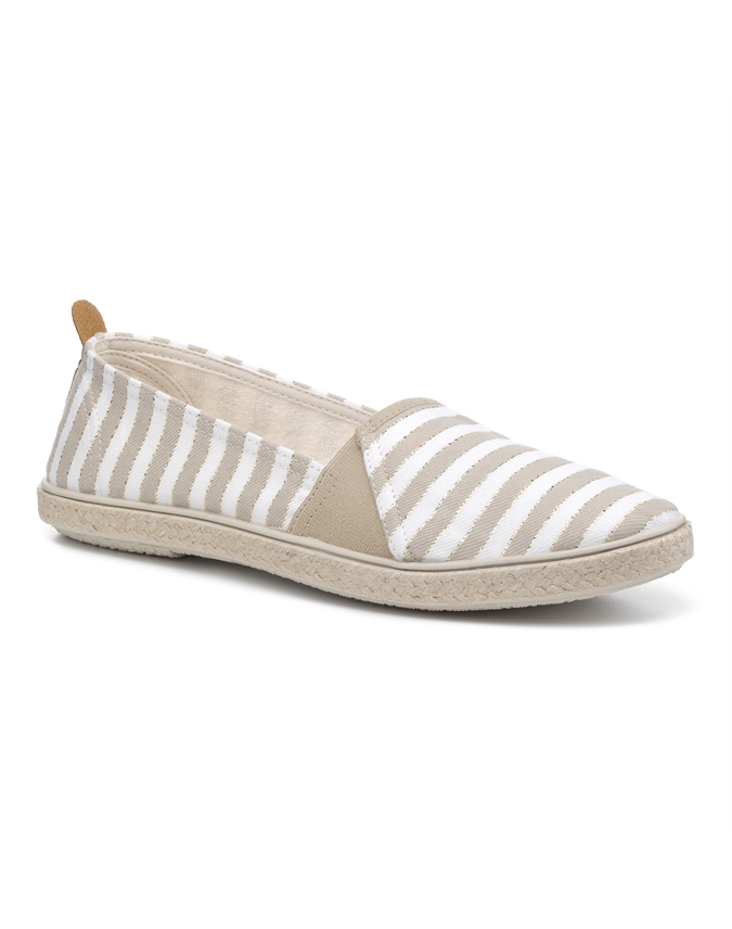 Beige Stripe | Tansy Shoes |Hotter UK