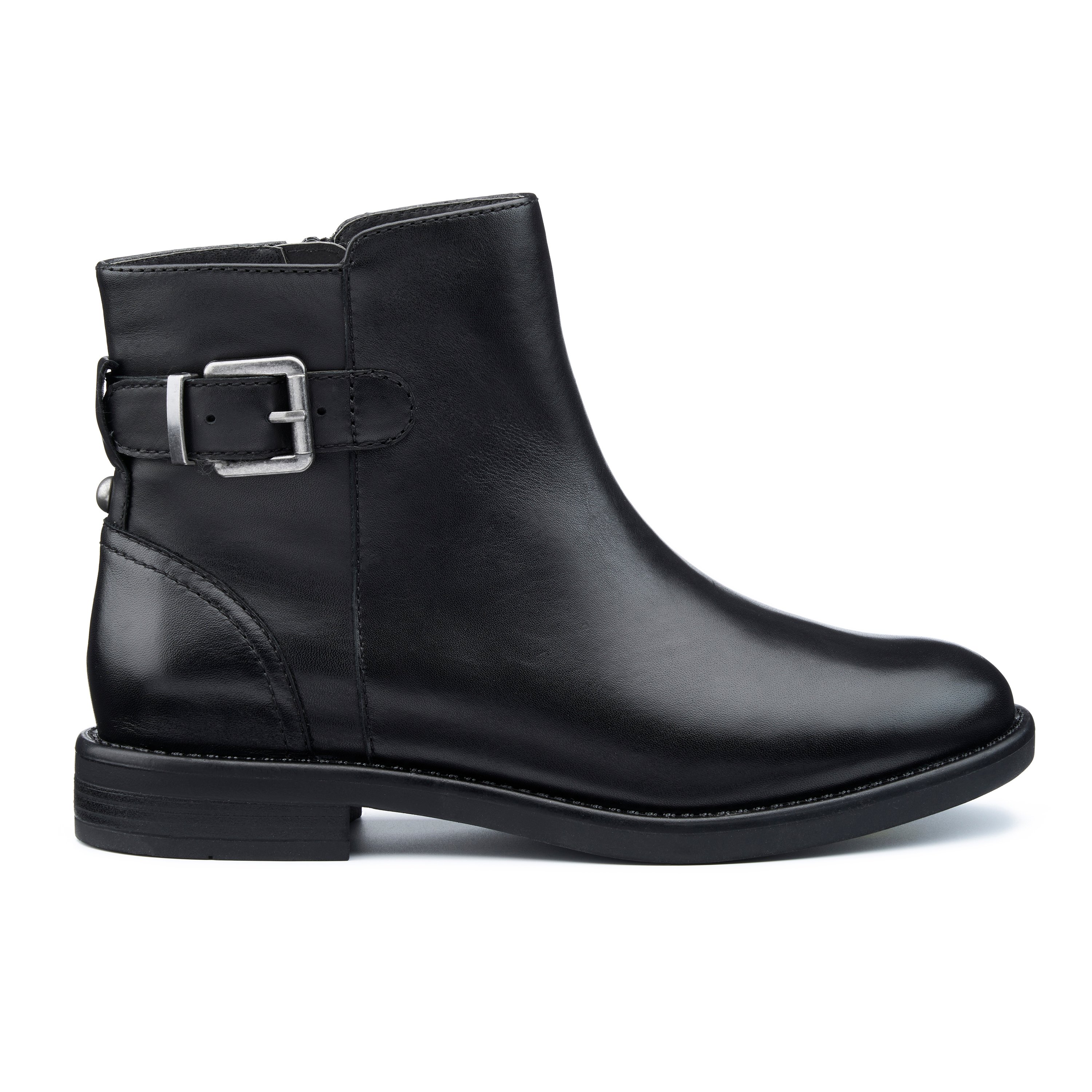 Black Women s Smart Ankle Boot With Inside Zip Ascot Boots Hotter US