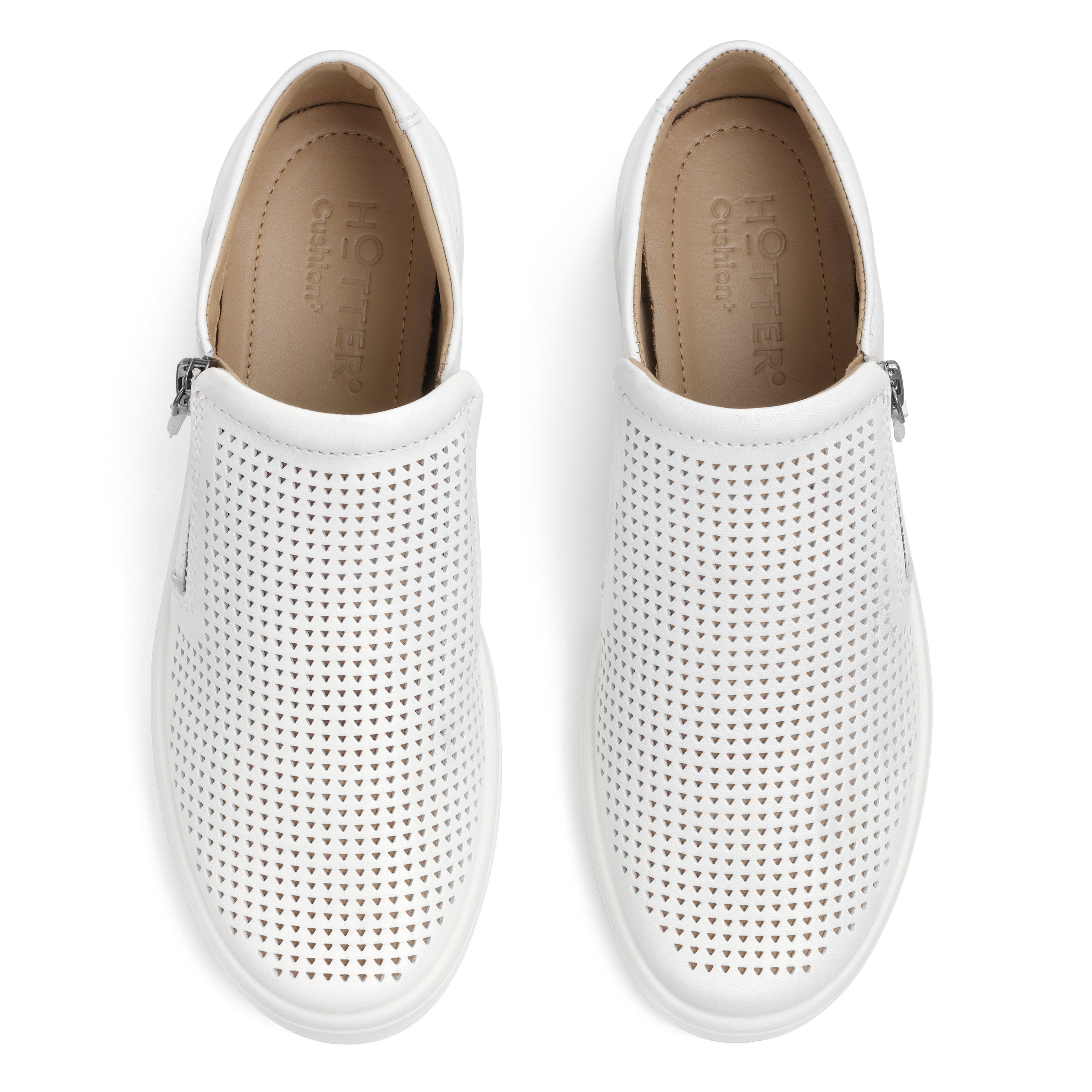 White | Daisy Trainers |Hotter UK