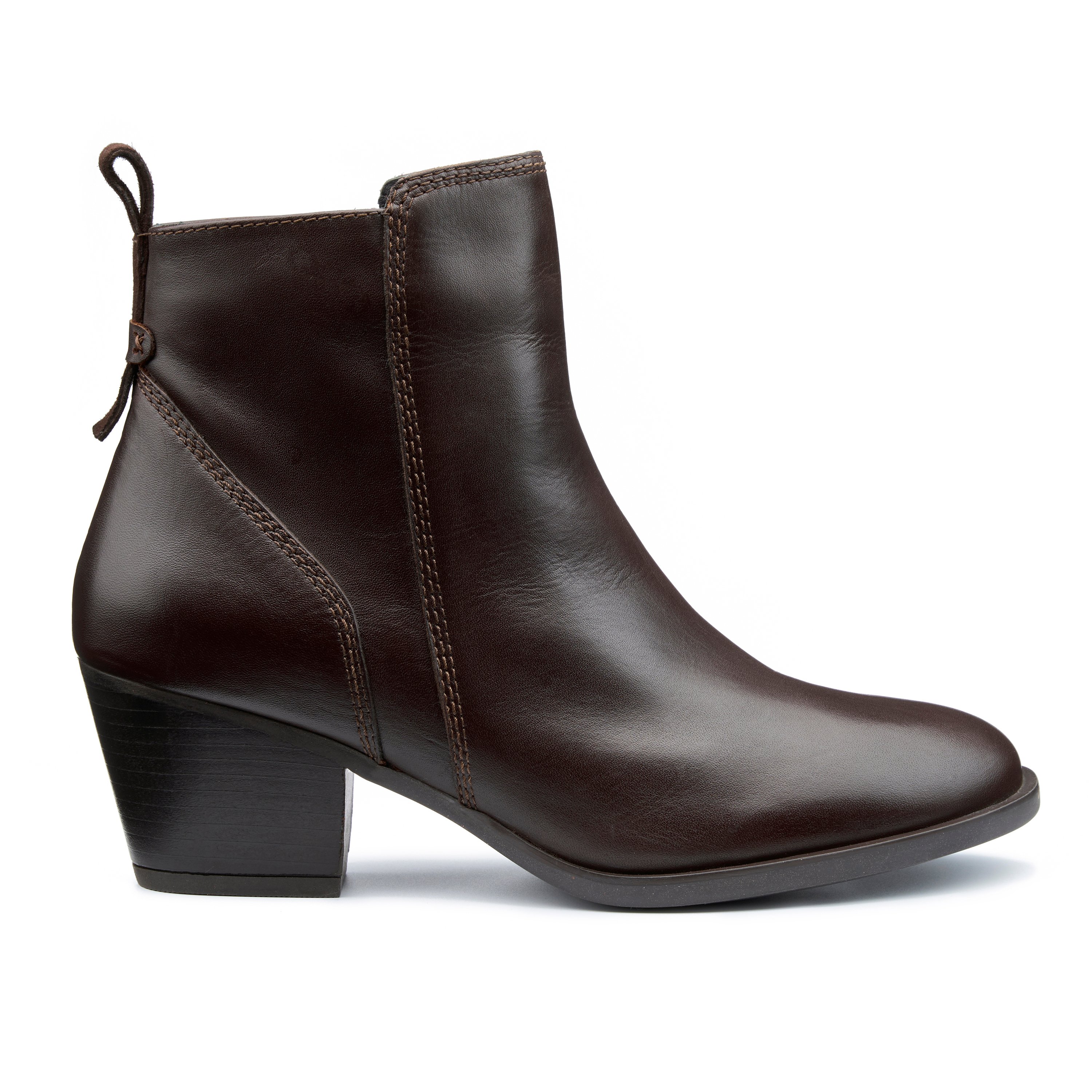 Leather ladies ankle boots uk on sale