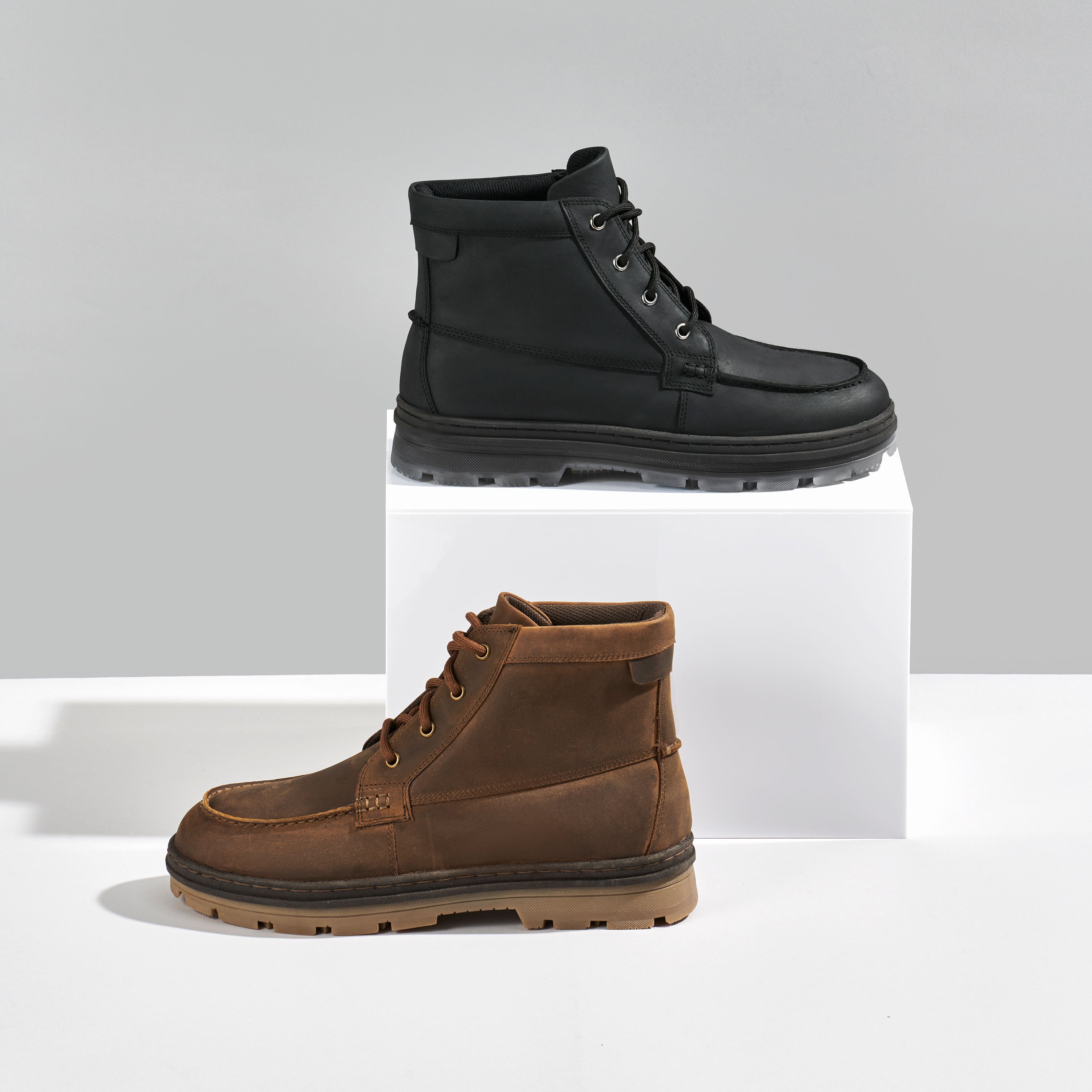 Black | Men's Rugged Welted Boots | Harrison Boots | Hotter UK