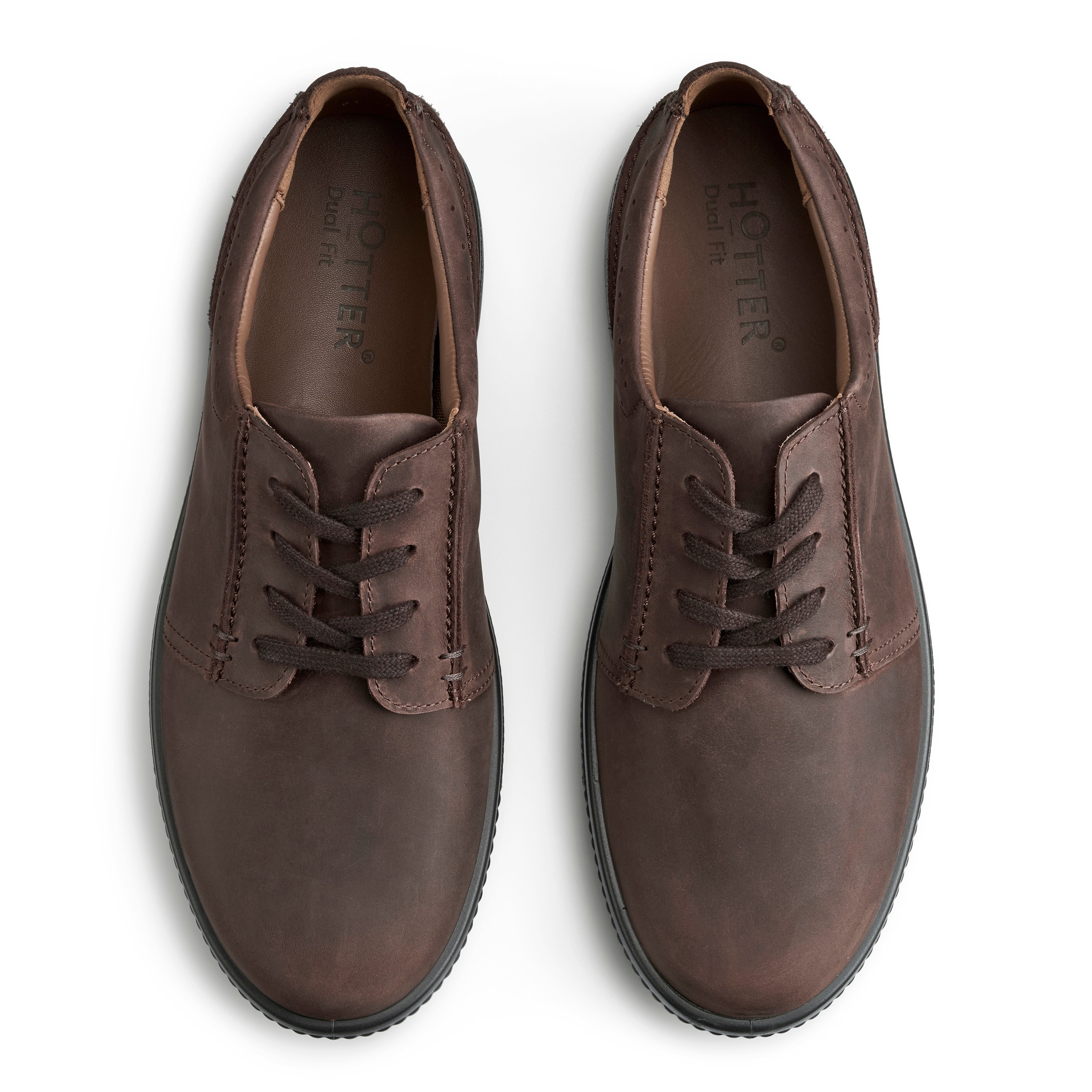 Chocolate | Men’s Oiled Nubuck Shoe With Laces | Jasper Trainers ...