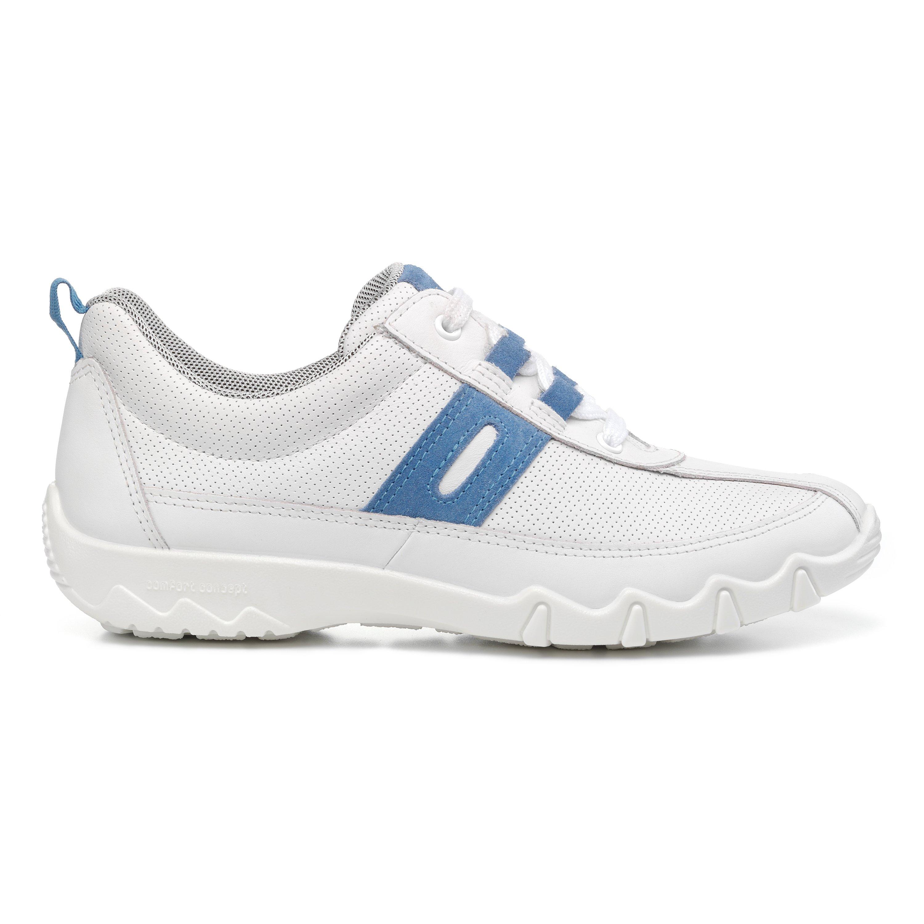 White / Blue | Leanne II Trainers |Hotter UK