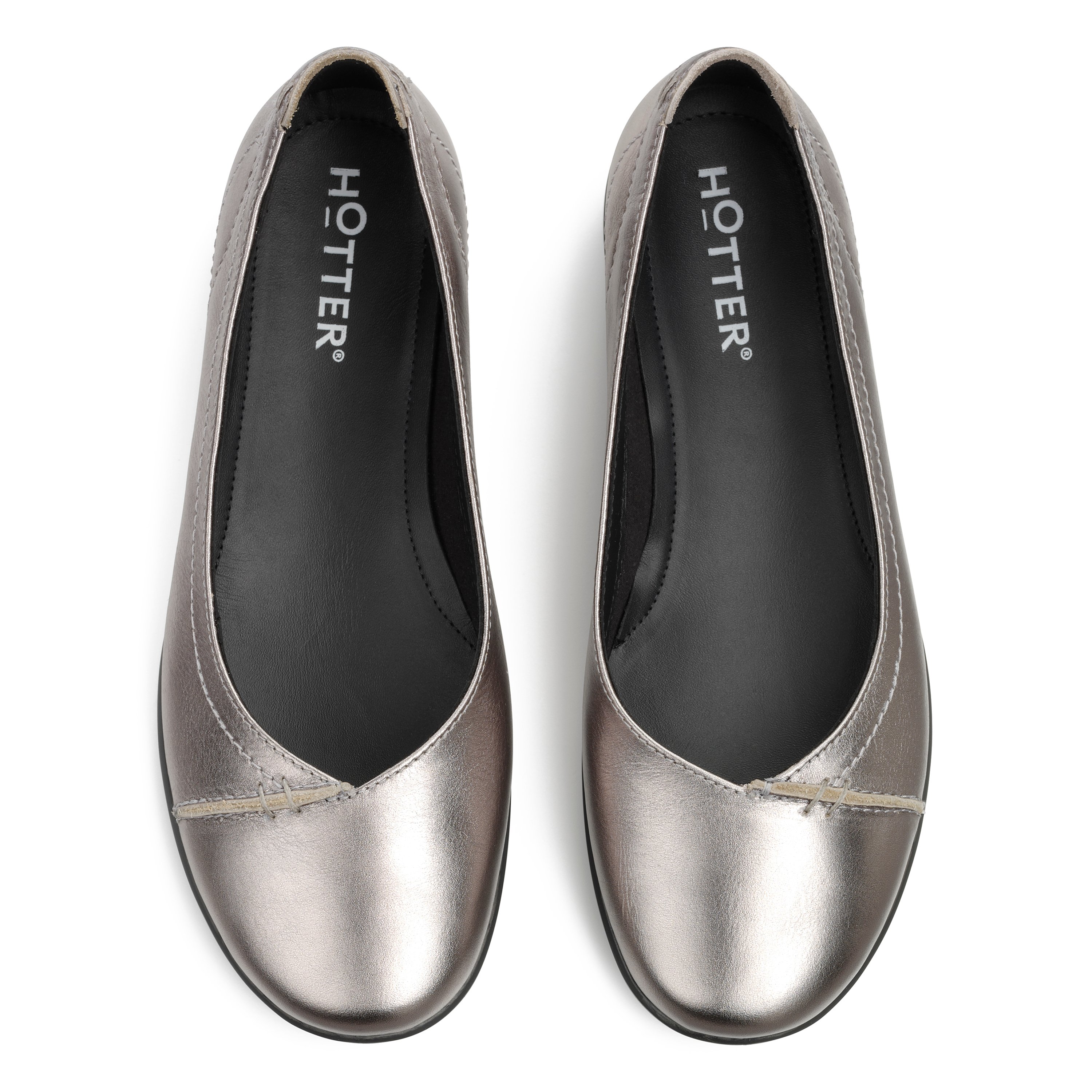 Pewter flat shoes on sale