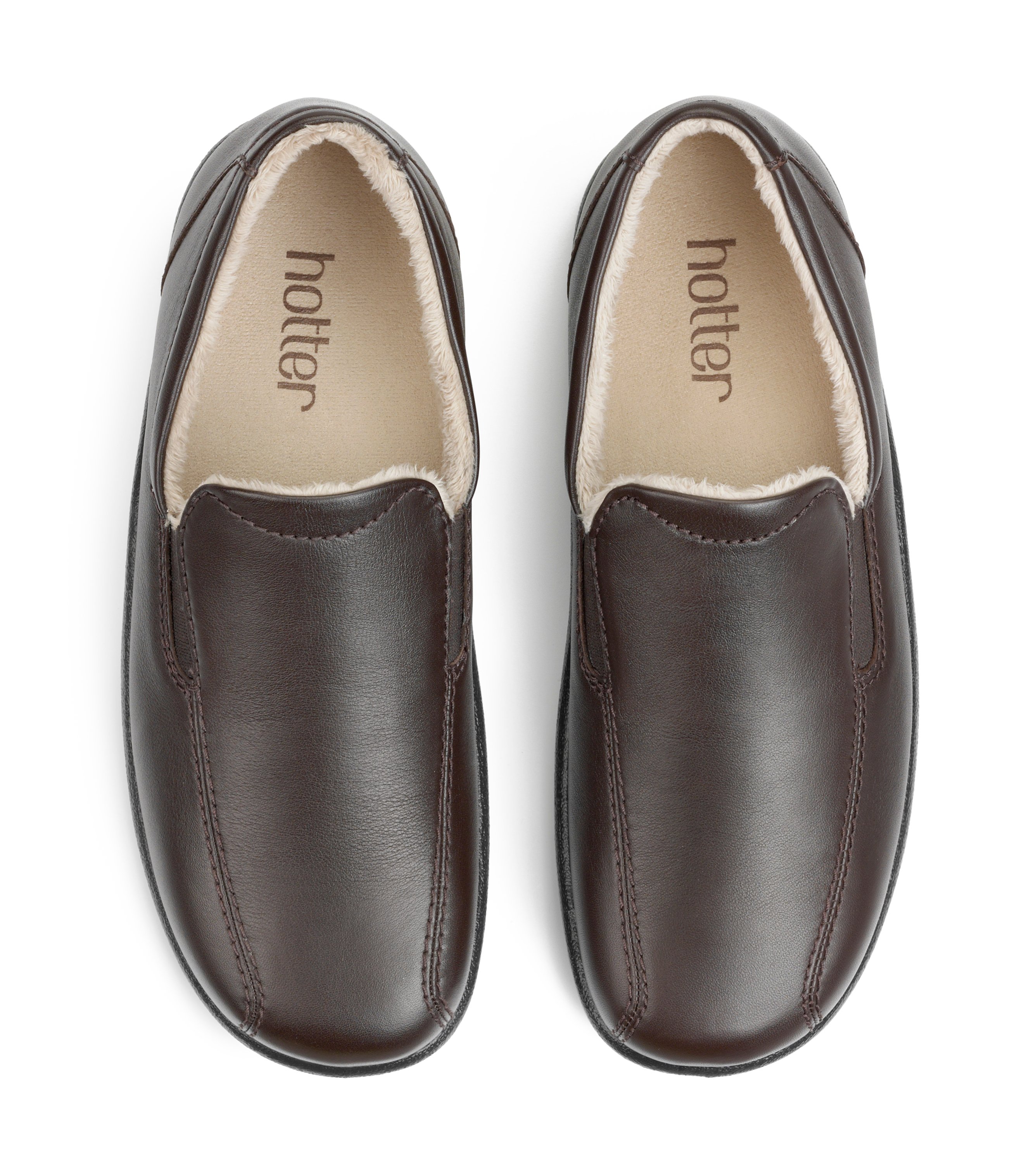 Mens all leather slippers online