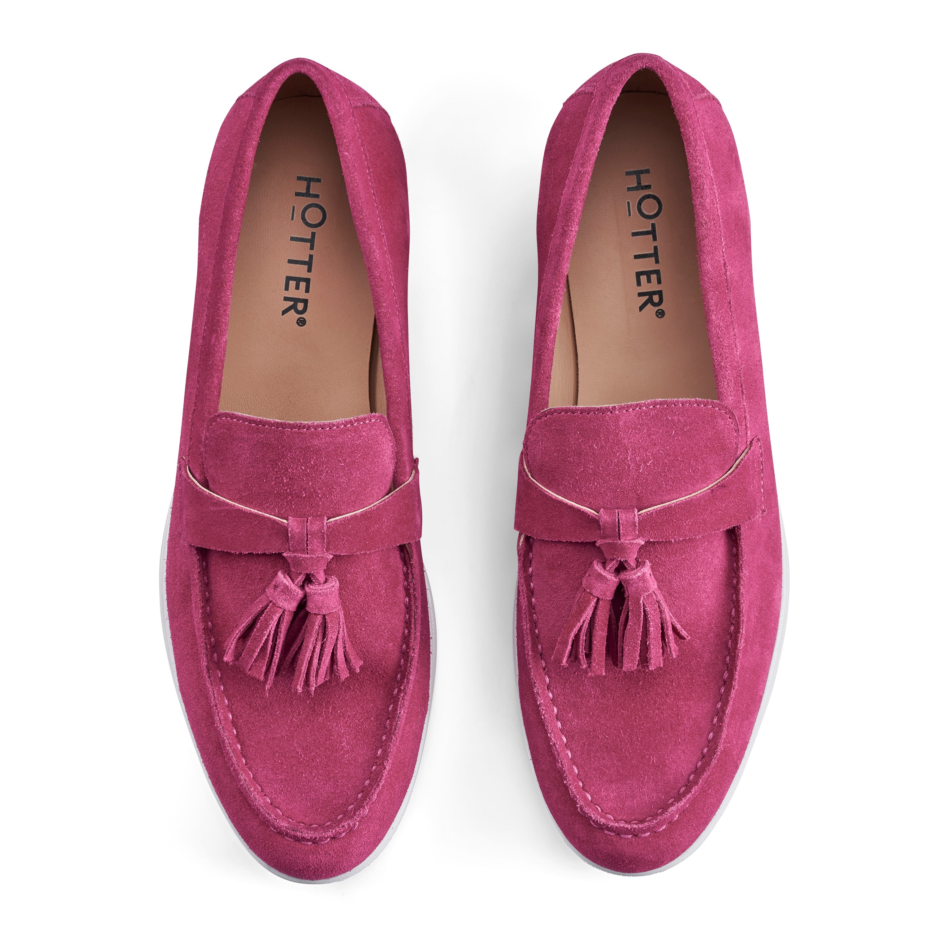 Pink loafers womens on sale