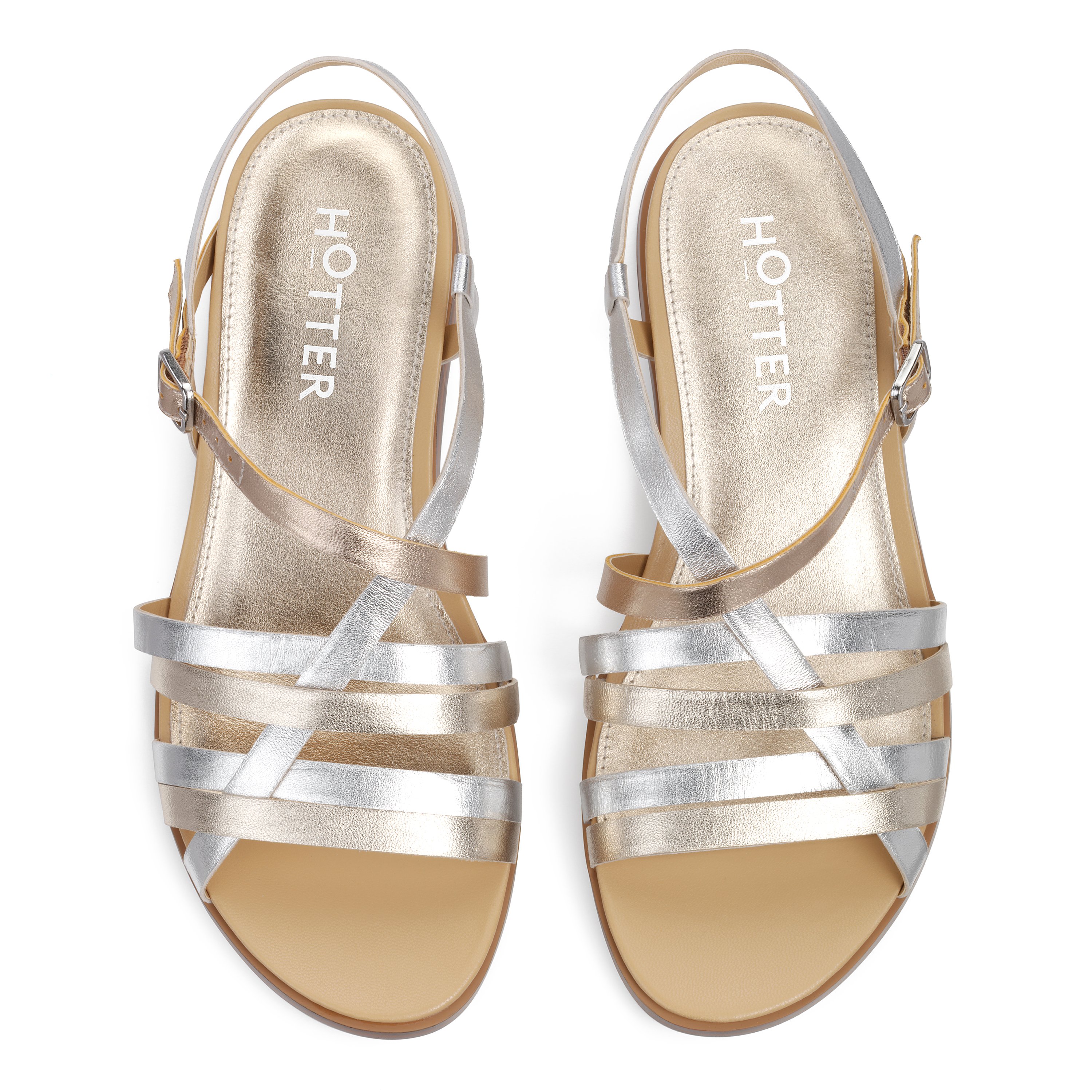 Metallic Multi | Women's Premium Leather Sandal | Sienna Sandals ...