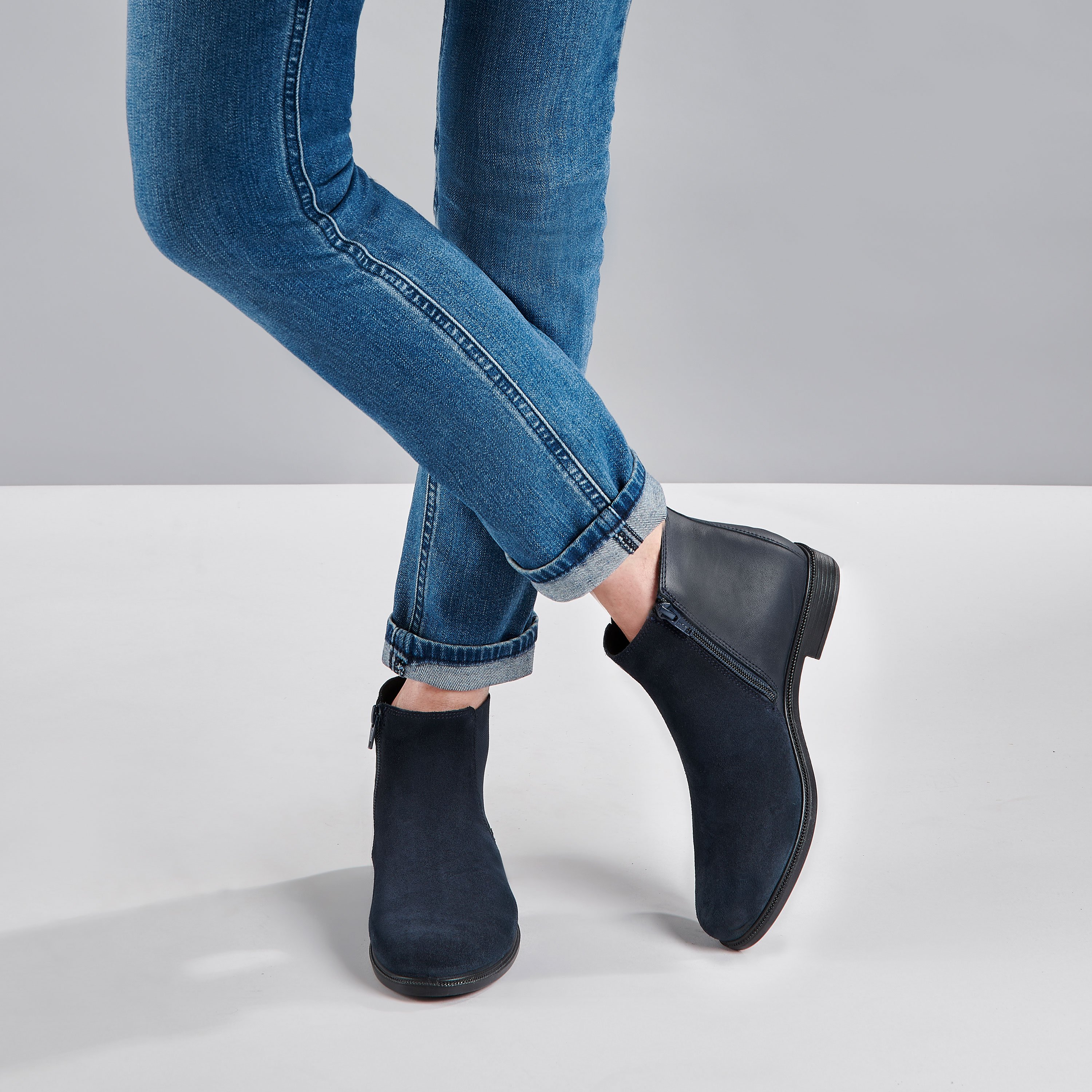 Navy suede chelsea boots ladies online